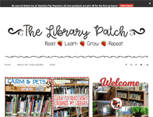 Tablet Screenshot of librarypatch.com